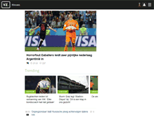 Tablet Screenshot of i.voetbalzone.nl